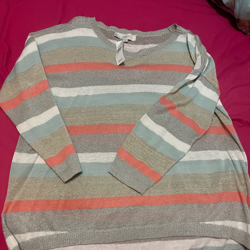 Nwt loft striped shirt